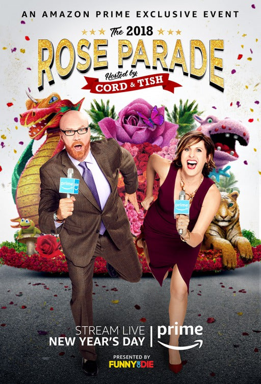 1000 piece jigsaw puzzle for tv poster: The 2018 Rose Parade Hosted by Cord & Tish