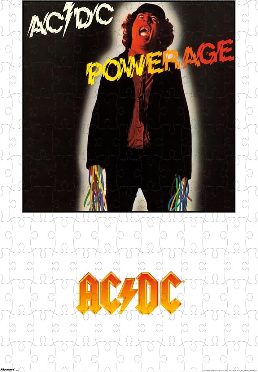 A high-voltage puzzle inspired by AC/DC's Powerage album visuals, perfect for collectors