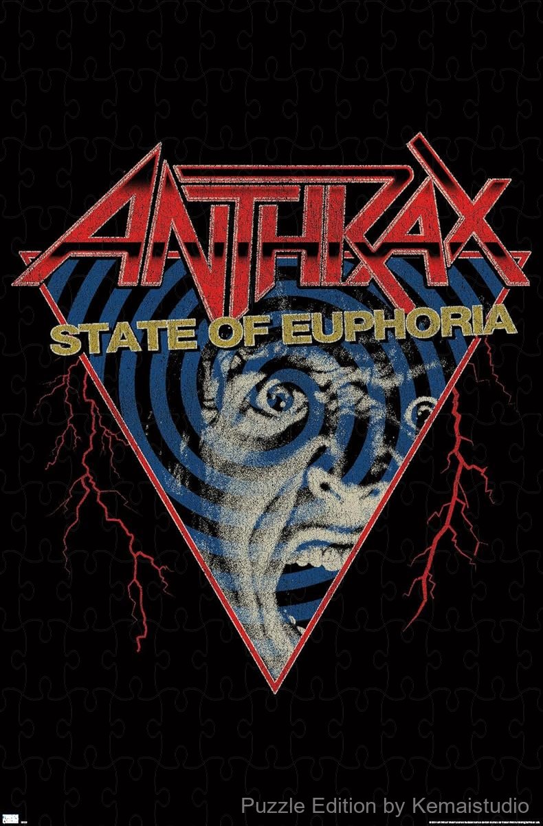 State of Euphoria album art from Anthrax recreated as a bold puzzle