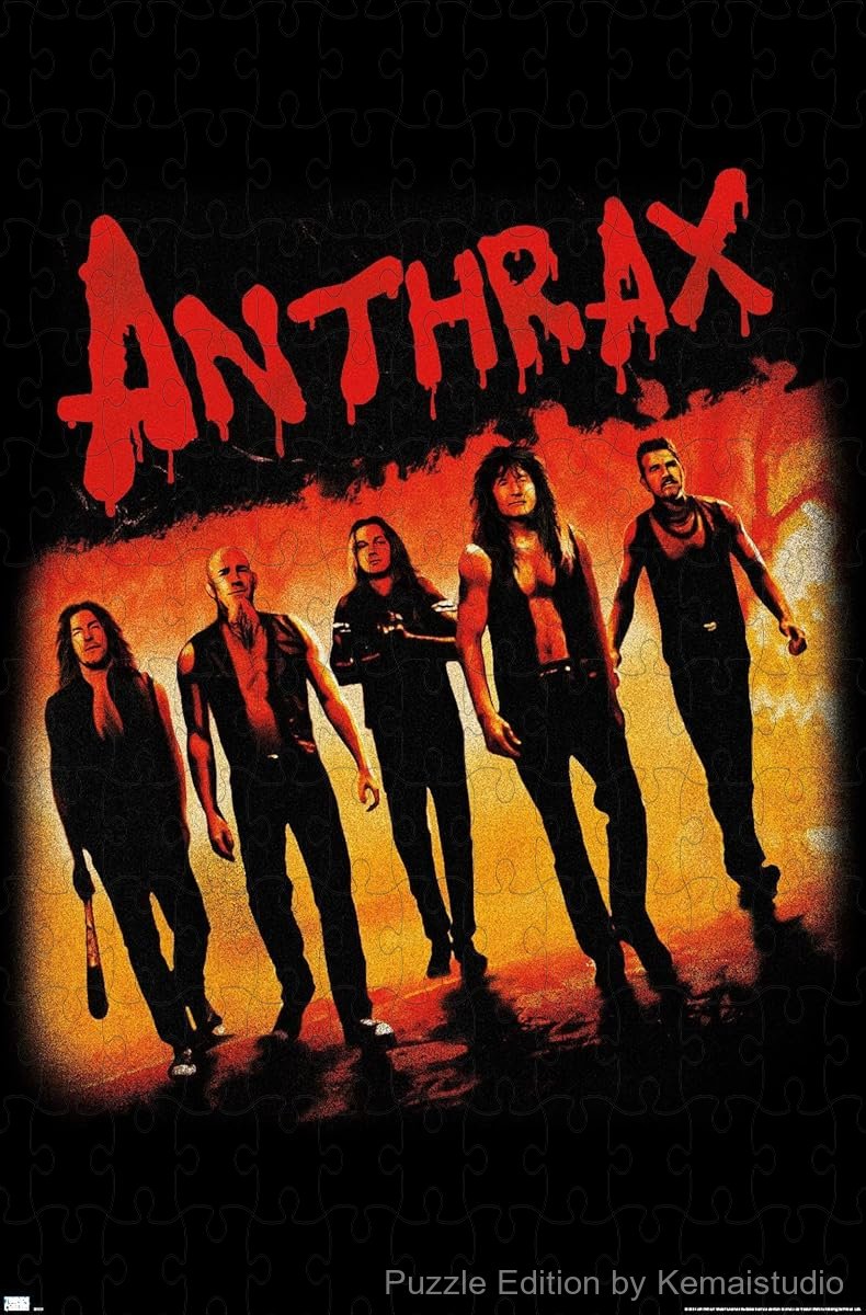 Fierce Street Fight visual from Anthrax rendered as a puzzle