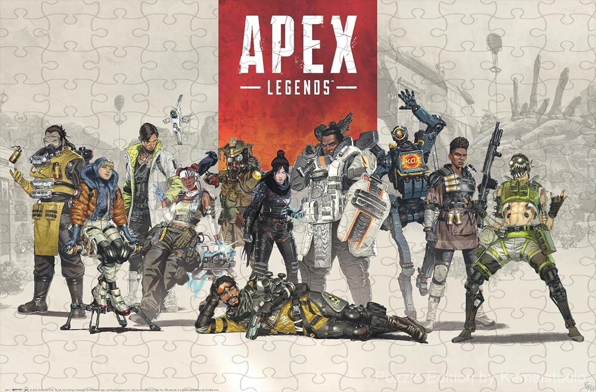 Apex Legends' iconic group shot in a dynamic 1000-piece puzzle for fans