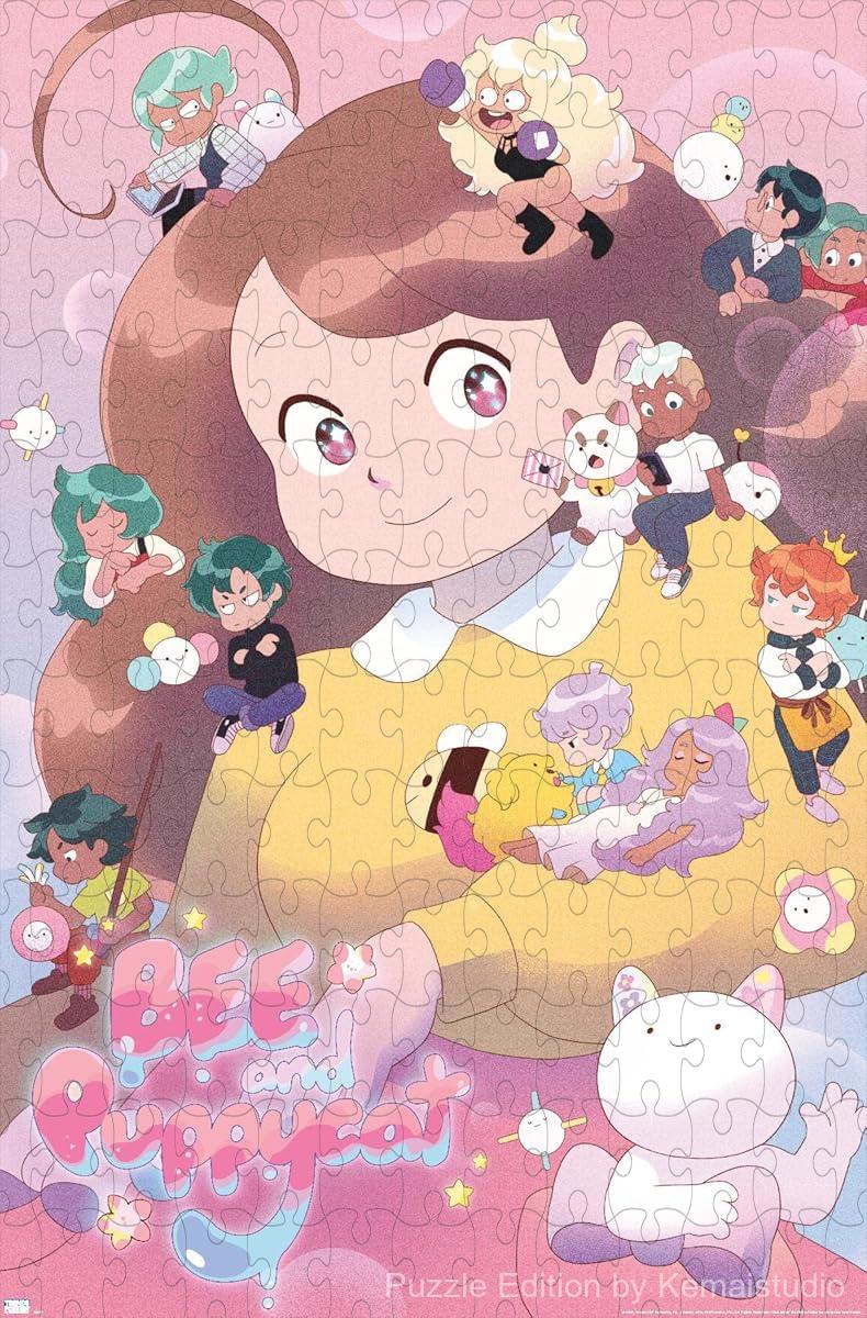 Bee and Puppycat relax in an adorable and whimsical key art scene