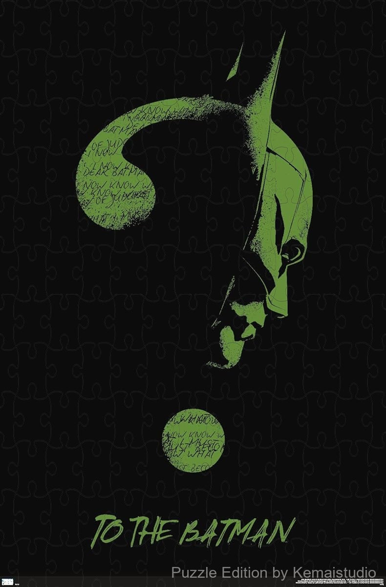 The Riddler's chilling puzzle pieces reveal his dark side in The Batman
