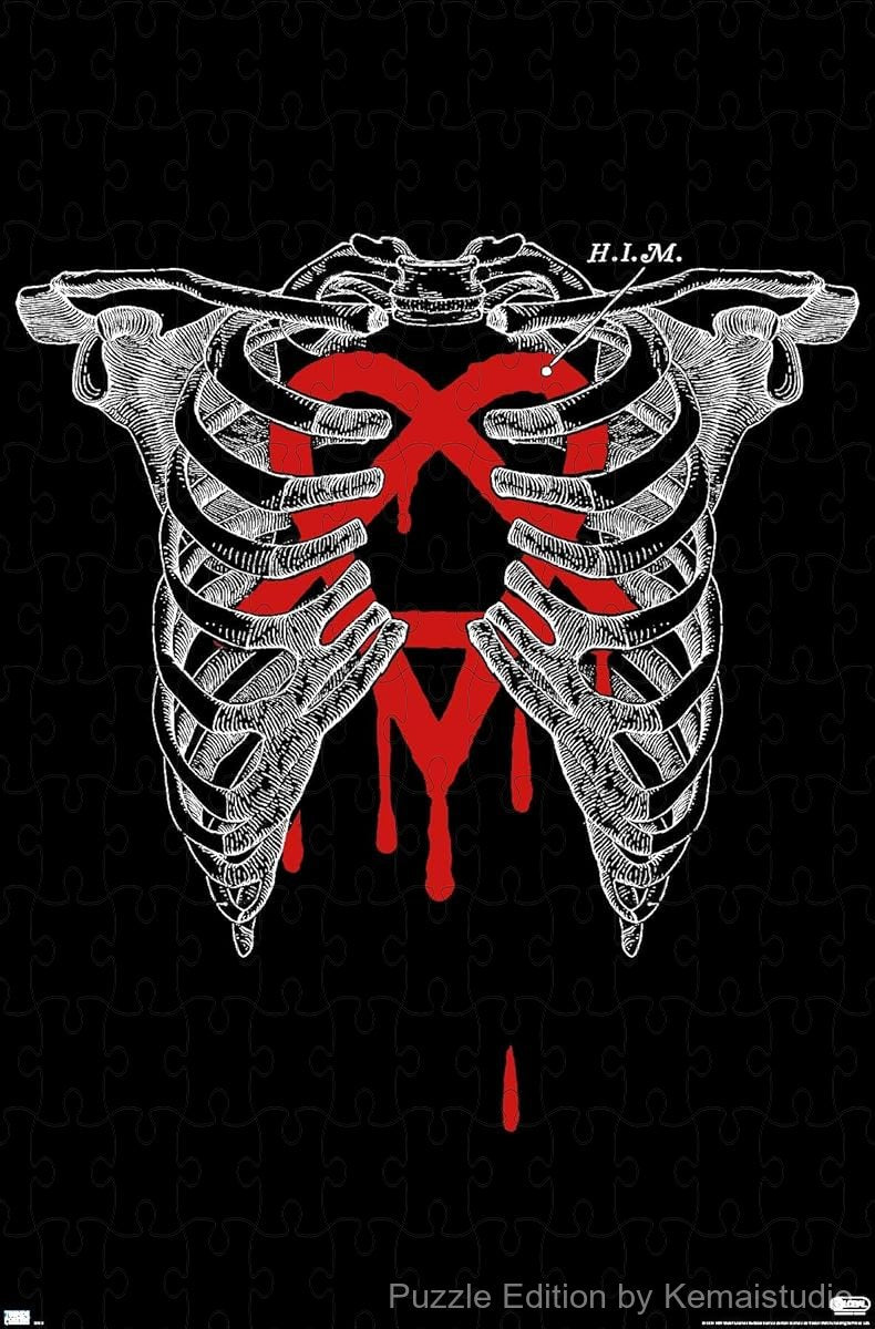 HIM's haunting Ribs artwork translated into an intense puzzle experience