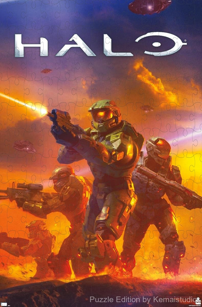 Master Chief stands ready for combat in detailed Spartan armor