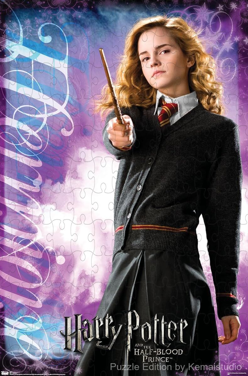 500-piece wooden jigsaw puzzle featuring Hermione from Half-Blood Prince.