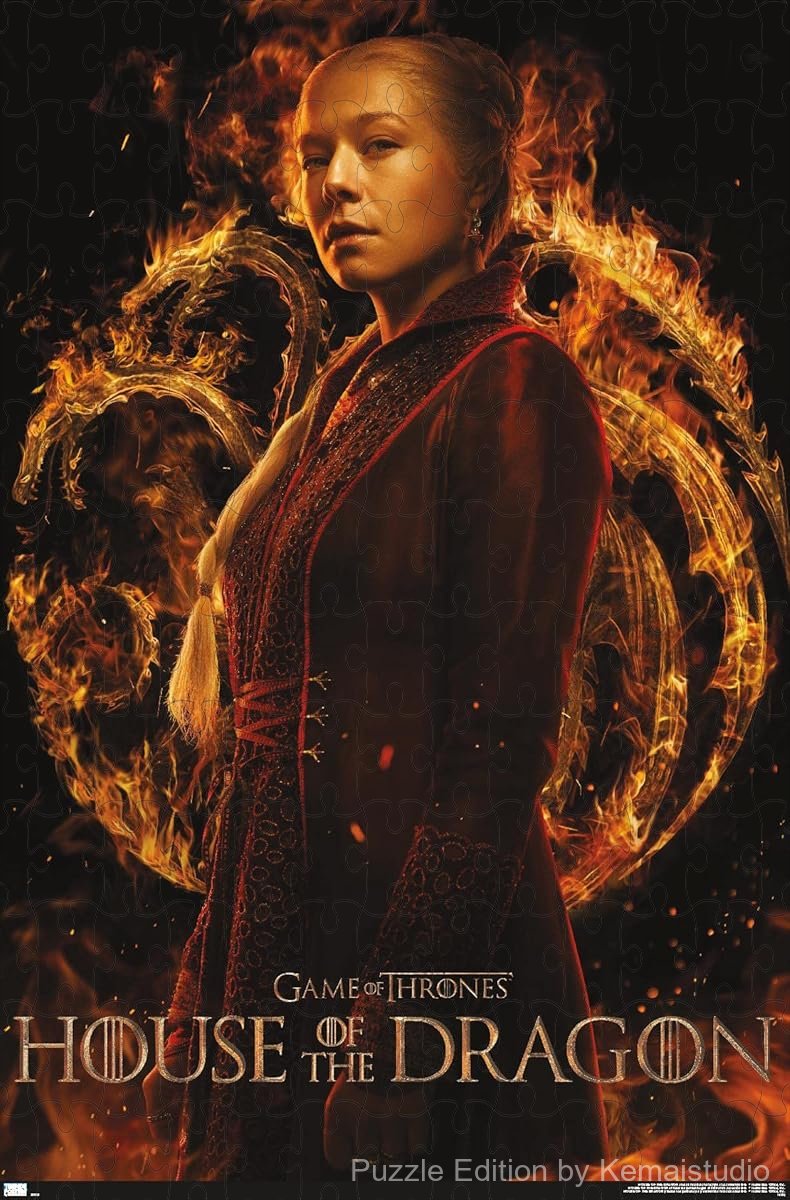 Rhaenyra Targaryen in a fierce scene from House of the Dragon