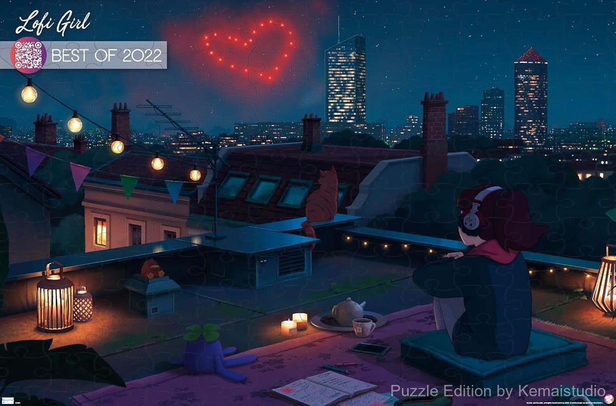 A charming puzzle reflecting Lofi Girl's Best of 2022 imagery, perfect for fans and casual puzzlers