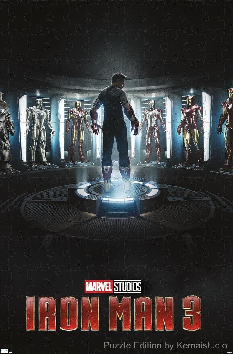 Iron Man's advanced armor in a dynamic scene from Iron Man 3