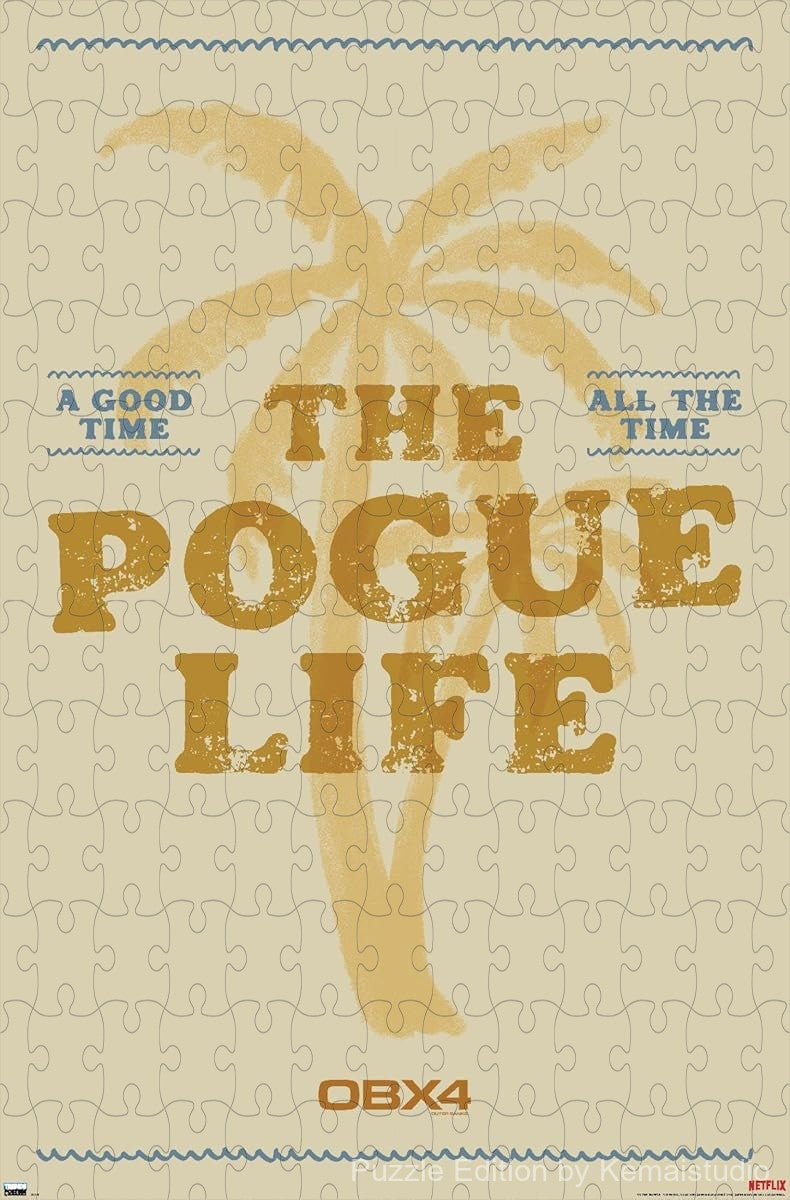 The Pogue Life scene from Netflix's Outer Banks in a thrilling puzzle
