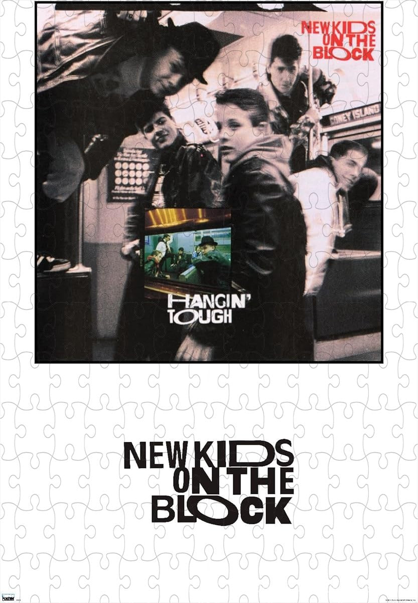 A throwback puzzle of the Hangin' Tough album, perfect for fans of pop and retro wall art