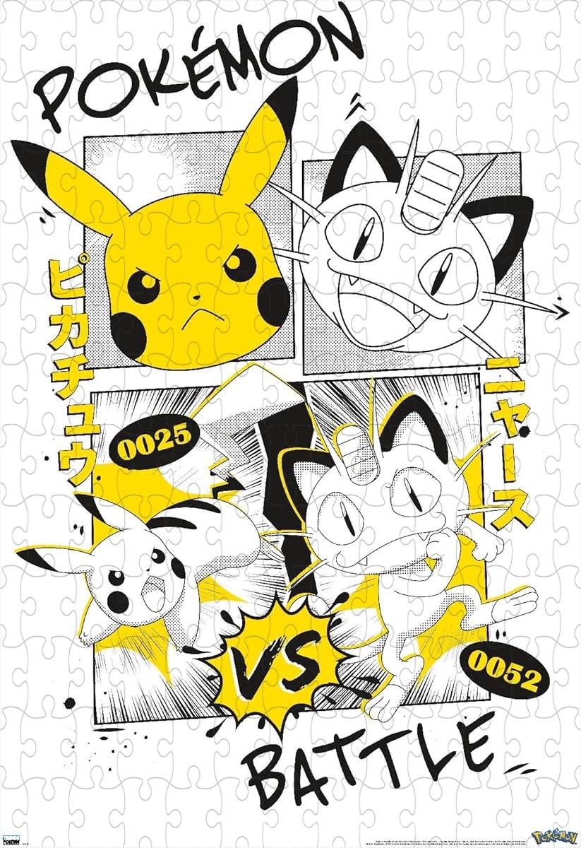 Pikachu in a dynamic fighting anime version, perfect for Pokemon fans
