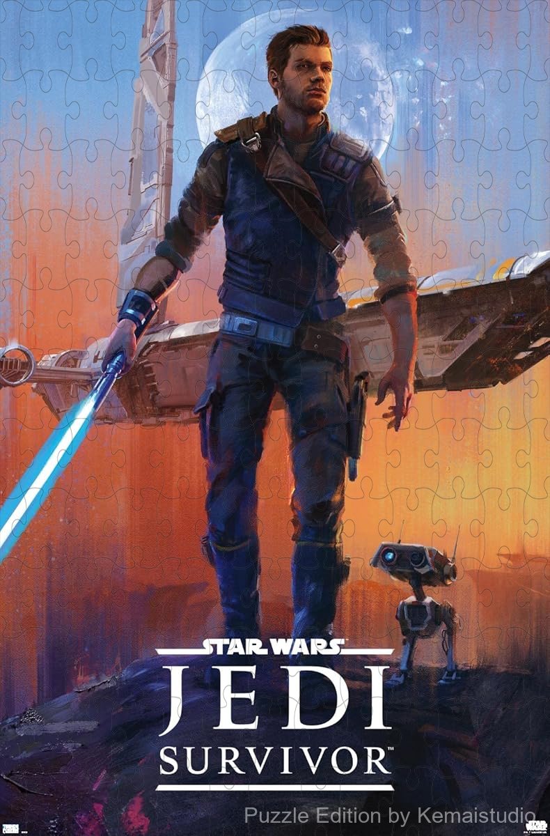 Deluxe key art from Star Wars Jedi: Survivor in a stunning 1000-piece puzzle