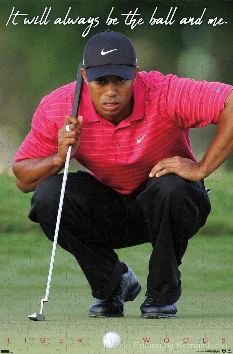 Iconic Tiger Woods moment captured in this 500-piece puzzle for golf lovers