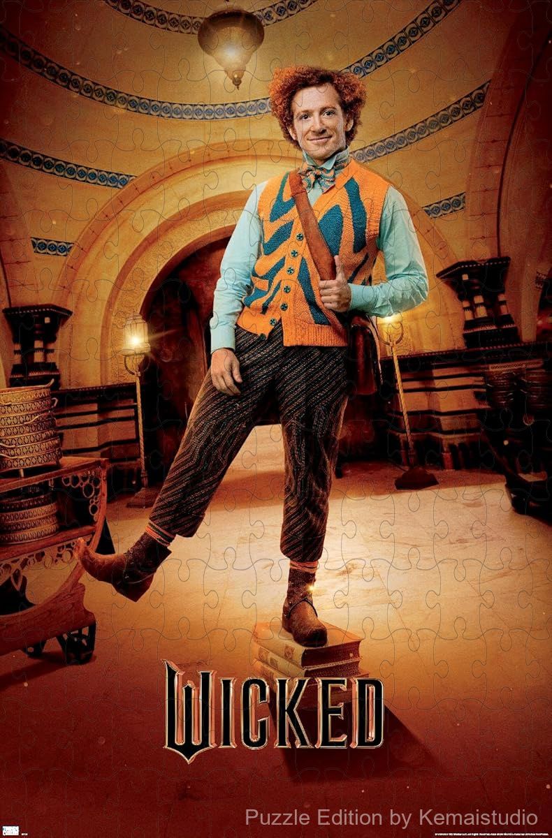 A whimsical puzzle of Boq from Wicked, perfect for musical theater lovers and collectors