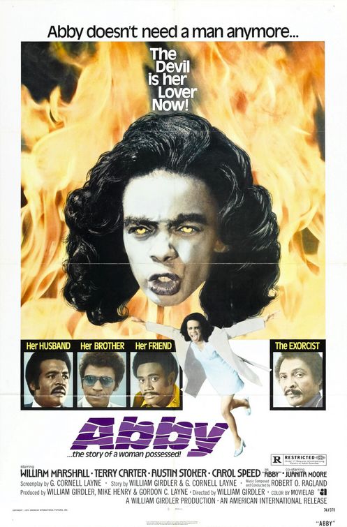 the movie poster: Abby (1974)
