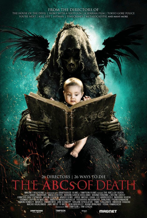 1000 piece jigsaw puzzle for the movie poster: The ABCs of Death (2013) ver2