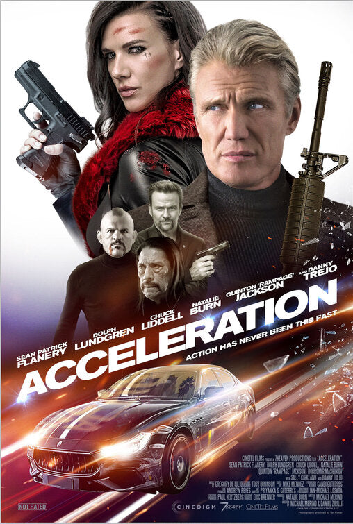 1000 piece jigsaw puzzle for the movie poster: Acceleration (2019)