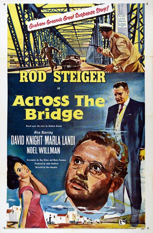 the movie poster: Across the Bridge (1957)