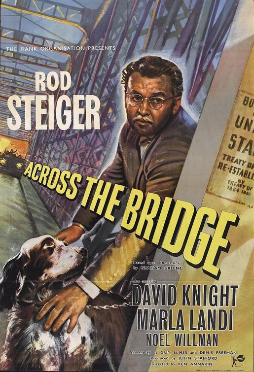 the movie poster: Across the Bridge (1957) ver2