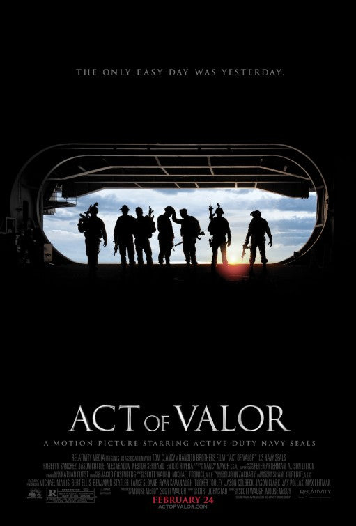 1000 piece jigsaw puzzle for the movie poster: Act of Valor (2012)