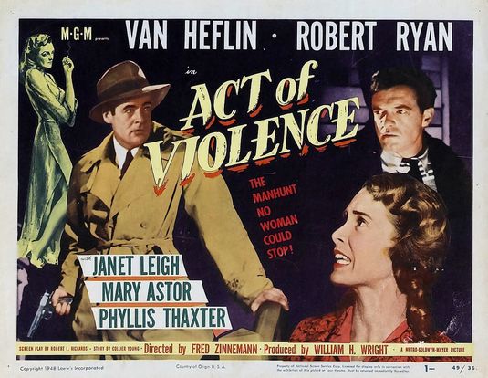 the movie poster: Act of Violence (1948) ver3