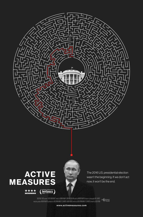 1000 piece jigsaw puzzle for the movie poster: Active Measures (2018)