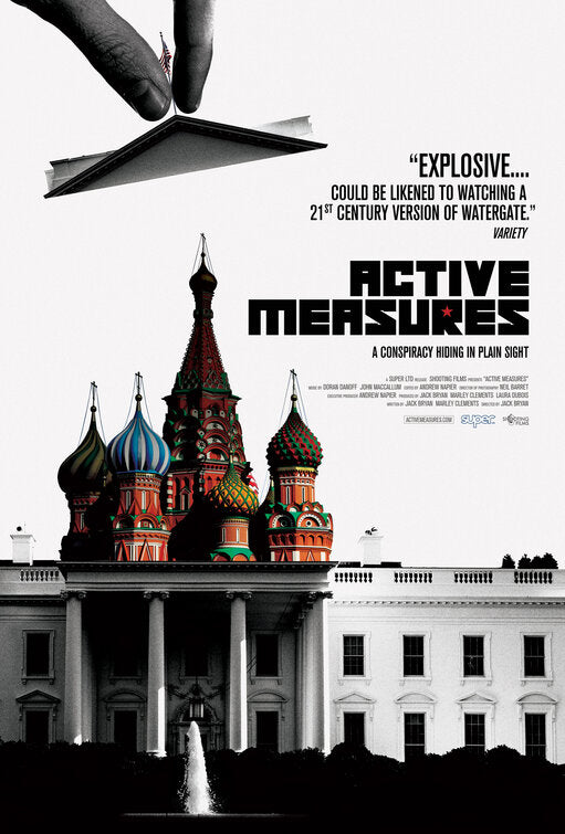1000 piece jigsaw puzzle for the movie poster: Active Measures (2018) ver2