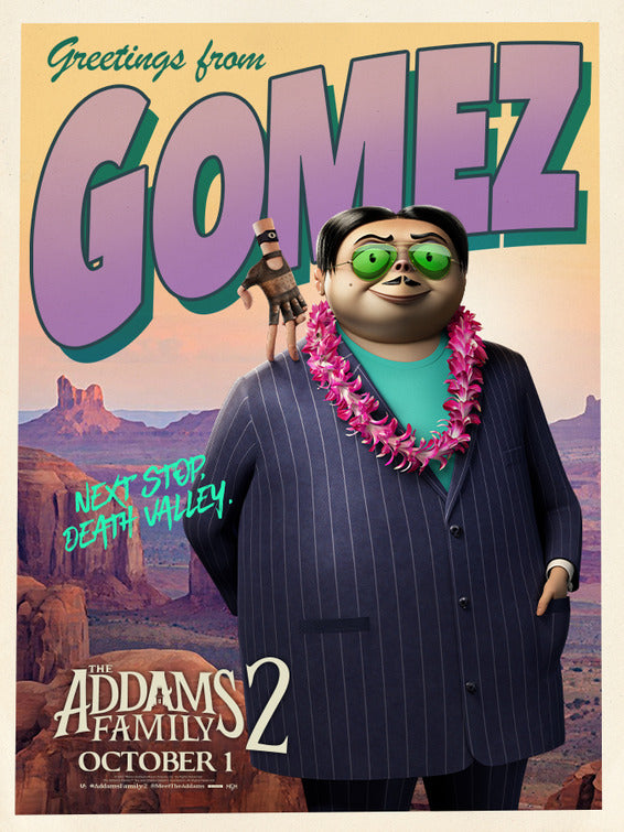 1000 piece jigsaw puzzle for the movie poster: The Addams Family 2 (2021) ver13