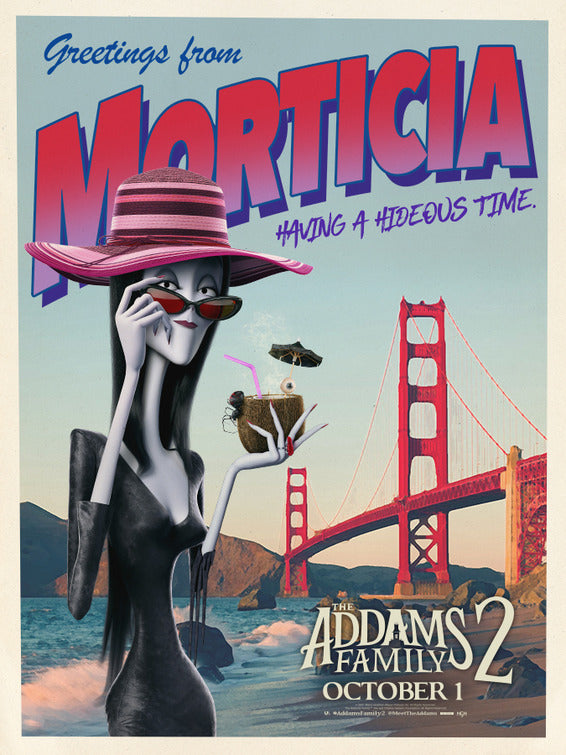1000 piece jigsaw puzzle for the movie poster: The Addams Family 2 (2021) ver14