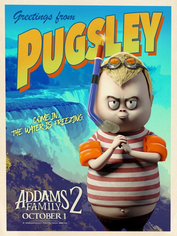 1000 piece jigsaw puzzle for the movie poster: The Addams Family 2 (2021) ver16