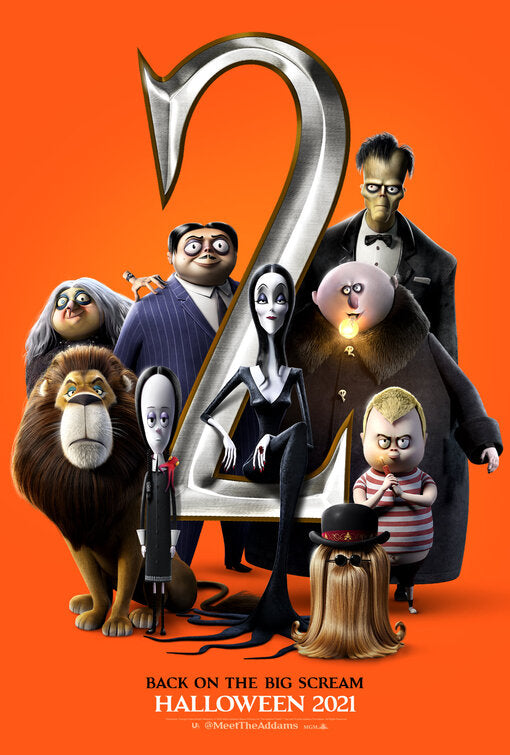 1000 piece jigsaw puzzle for the movie poster: The Addams Family 2 (2021) ver2
