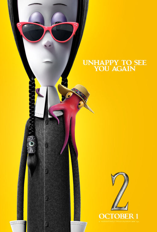 1000 piece jigsaw puzzle for the movie poster: The Addams Family 2 (2021) ver5