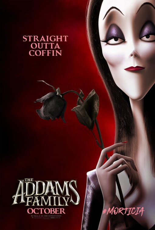 1000 piece jigsaw puzzle for the movie poster: The Addams Family (2019) ver10
