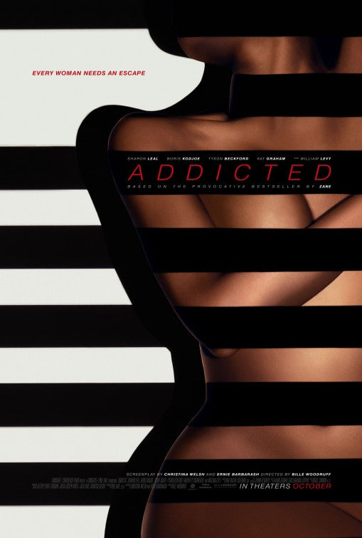 1000 piece jigsaw puzzle for the movie poster: Addicted (2014)