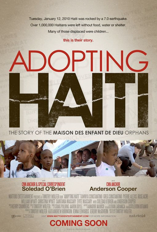 1000 piece jigsaw puzzle for the movie poster: Adopting Haiti (2010)
