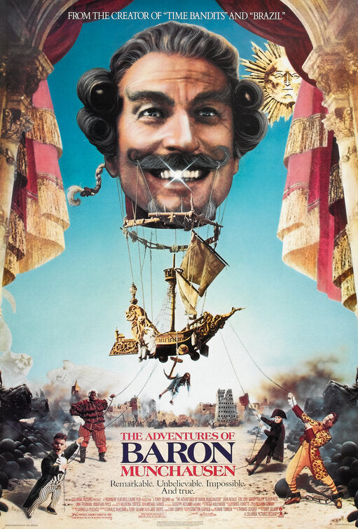 the movie poster: The Adventures of Baron Munchausen (1989)