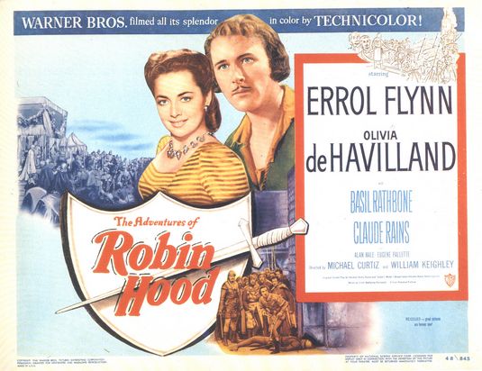 the movie poster: The Adventures of Robin Hood (1938) ver8
