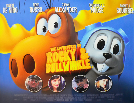 1000 piece jigsaw puzzle for the movie poster: The Adventures of Rocky and Bullwinkle (2000) ver2