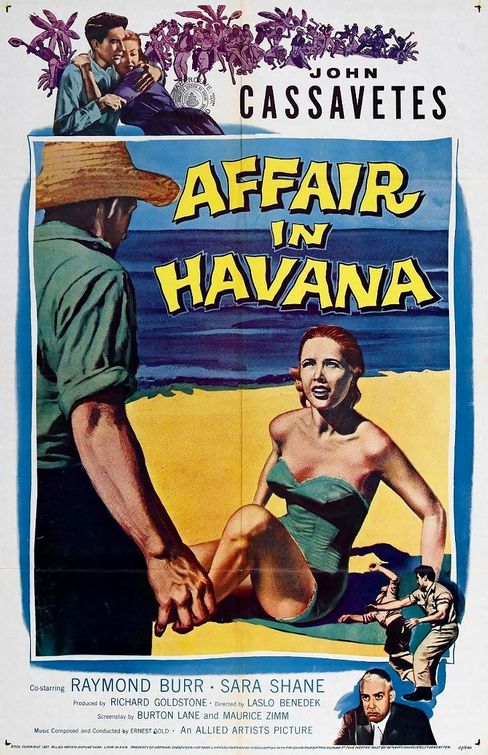 the movie poster: Affair in Havana (1957)