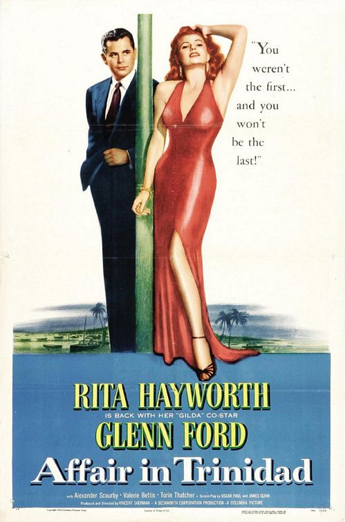 the movie poster: Affair in Trinidad (1952) ver3