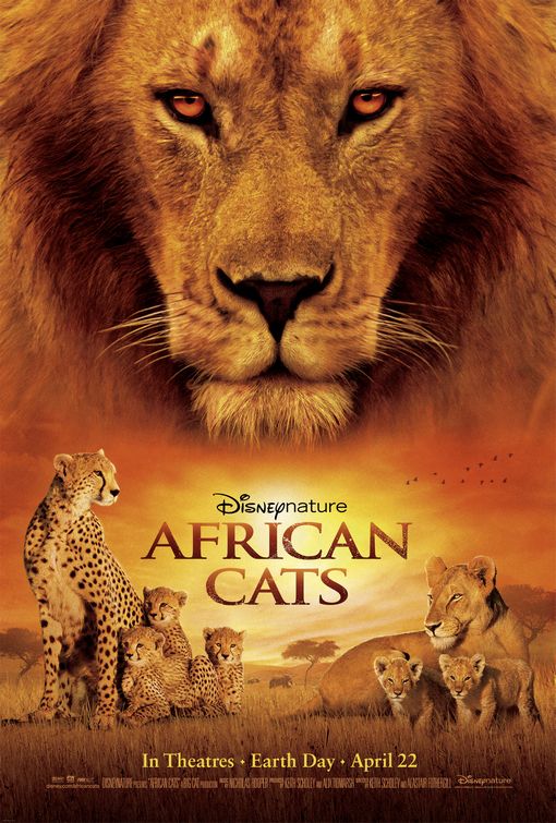 1000 piece jigsaw puzzle for the movie poster: African Cats: Kingdom of Courage (2011)
