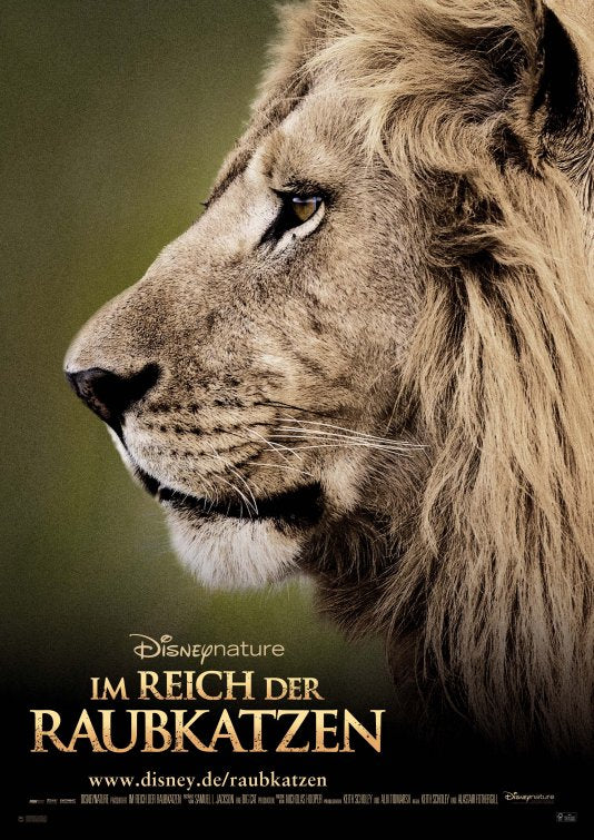 1000 piece jigsaw puzzle for the movie poster: African Cats: Kingdom of Courage (2011) ver2