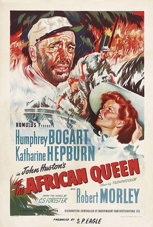 the movie poster: The African Queen (1951) ver3