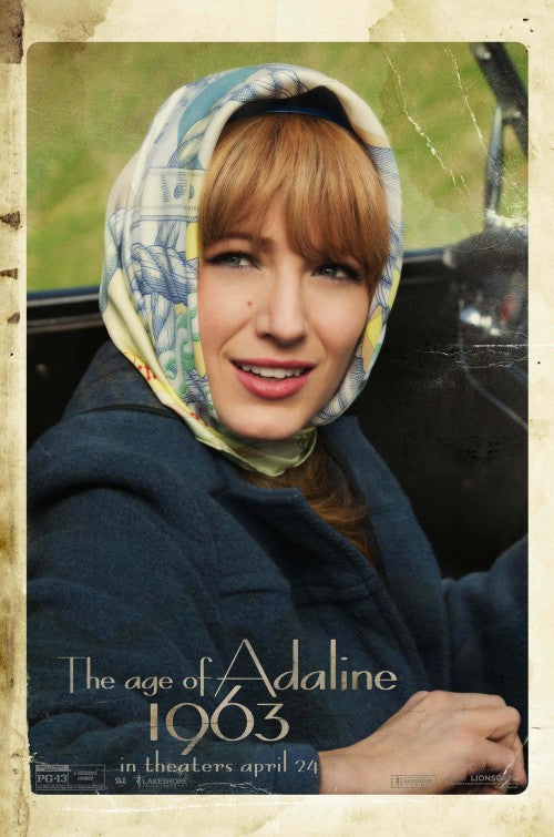 1000 piece jigsaw puzzle for the movie poster: The Age of Adaline (2015) ver6