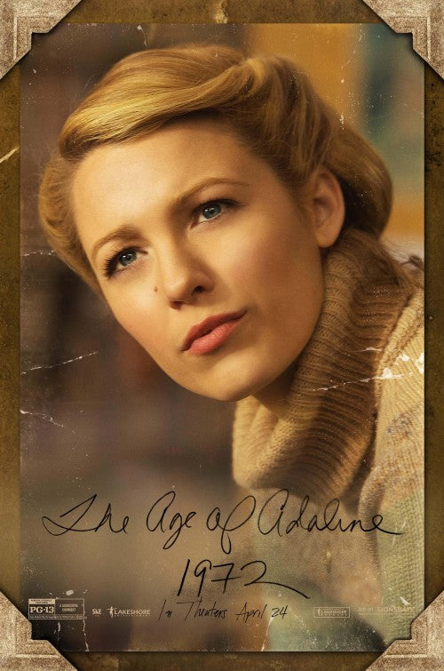 1000 piece jigsaw puzzle for the movie poster: The Age of Adaline (2015) ver7