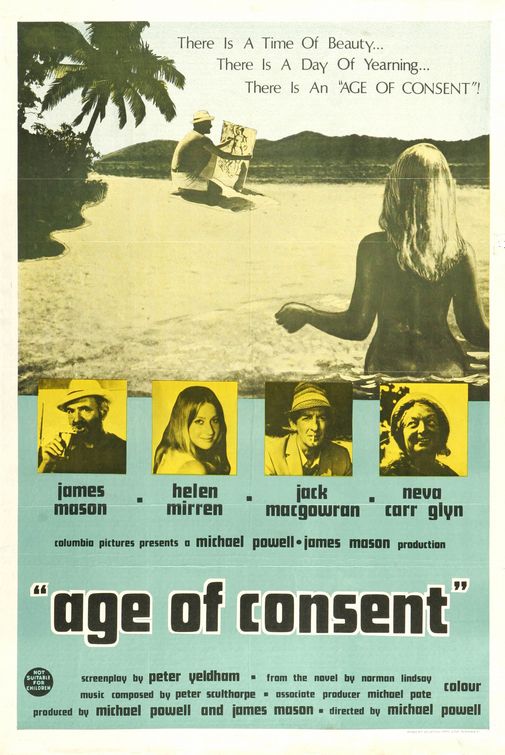 the movie poster: Age of Consent (1969)