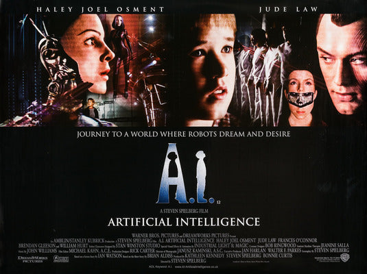 the movie poster: A.I. Artificial Intelligence (2001) ver4