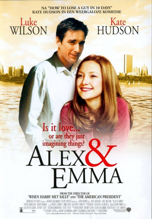 1000 piece jigsaw puzzle for the movie poster: Alex & Emma (2003) ver2