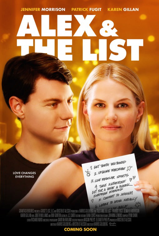 1000 piece jigsaw puzzle for the movie poster: Alex & The List (2018)
